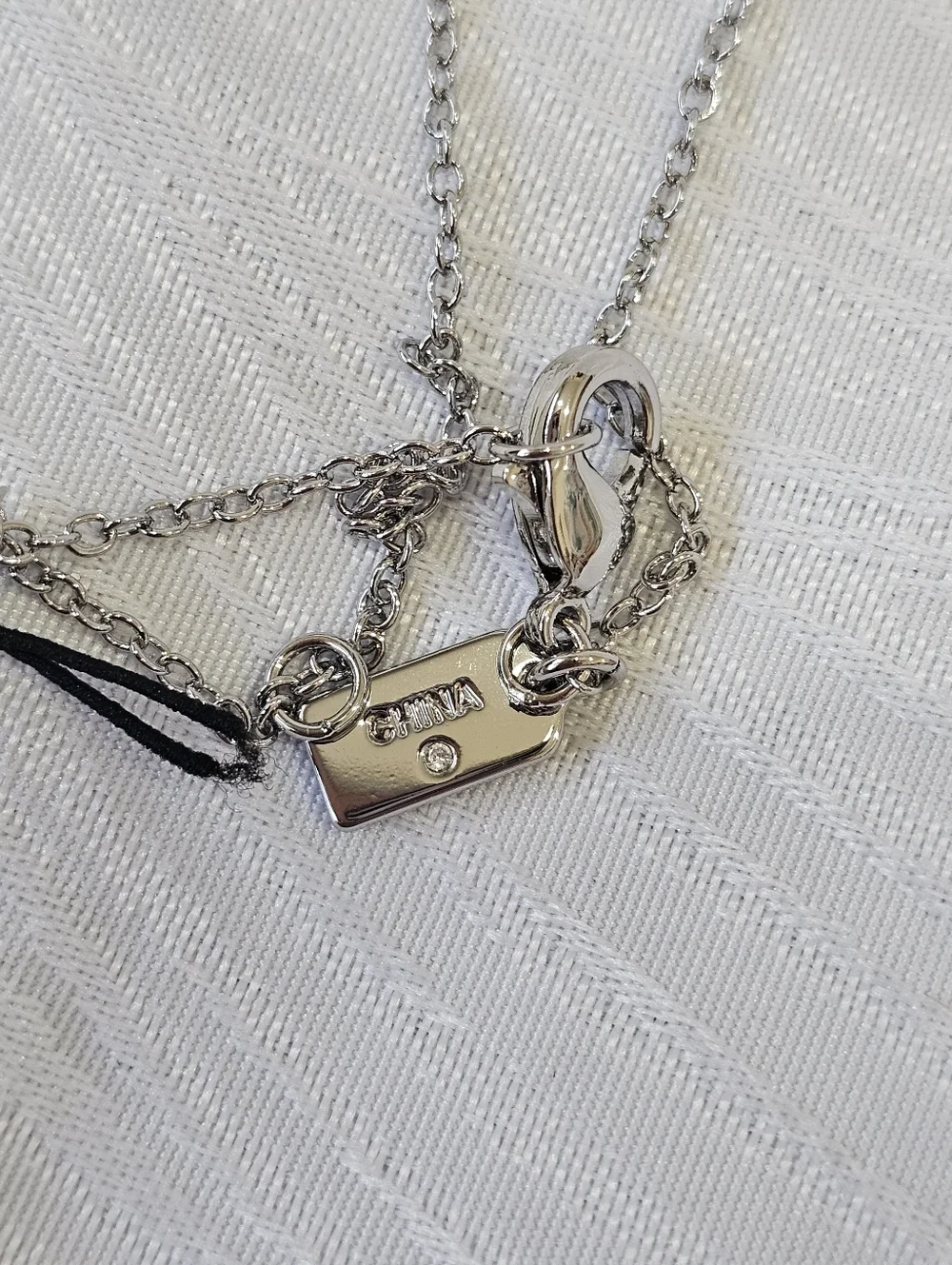 Coach Silver Heart Pendant Necklace with 'C' Initial - Picture 10 of 11